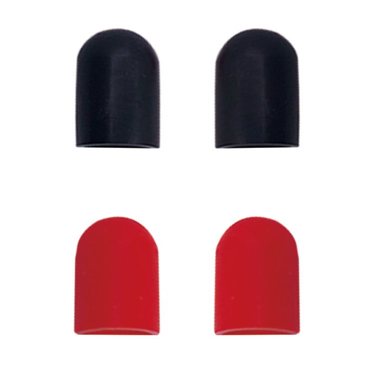 6 PCS For Xiaomi Mijia M365 Electric Scooter Accessories Tripod Foot Support Silicone Cover, Black, Red
