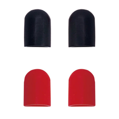 6 PCS For Xiaomi Mijia M365 Electric Scooter Accessories Tripod Foot Support Silicone Cover, Black, Red