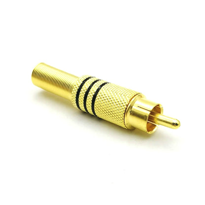 30 PCS RCA Lotus Head AV Audio and Video Plug Plum Blossom Plug Lotus Head RCA Head, 30pcs
