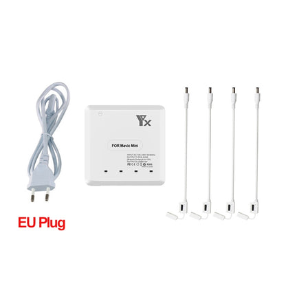For DJI Mavic Mini Charger Battery USB 6 in 1 Hub Intelligent Battery Controller Charger, EU Plug, AU Plug