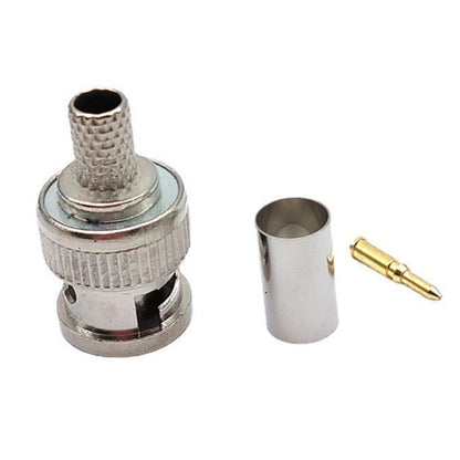 5pcs Cold Pressed BNC Plug Wiring Head, 58, 59, 60