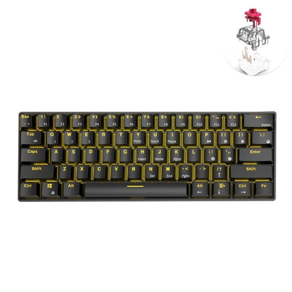 RK61 61 Keys Bluetooth / Wireless Dual Modes Tablet Mobile Gaming Mechanical Keyboard, Cable Length: 1.5m, Tea Shaft, Green Shaft, Red Shaft