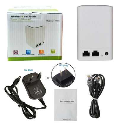 PIXLINK WR11 300Mbps Home WiFi Wireless Signal Relay Amplifier Booster, EU Plug, US Plug