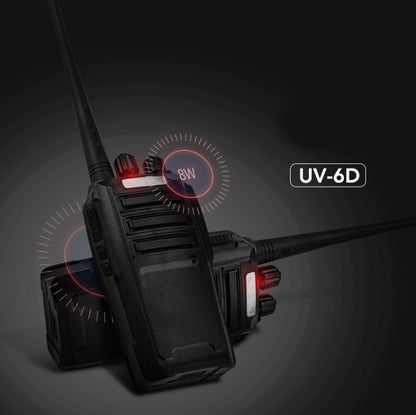 Baofeng BF-UV6D Civil Hotel Outdoor Construction Site Mobile High-power Walkie-talkie, AU Plug, EU Plug, US Plug, UK Plug