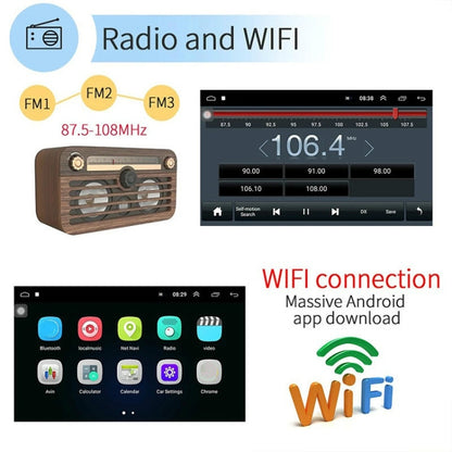 Universal Machine Android Smart Navigation Car Navigation DVD Reversing Video Integrated Machine, 9inch 1+16G Standard, 9inch 2+16G Standard, 9inch 2+32G Standard, 10inch 1+16G Standard, 10inch 2+16G Standard, 9inch 1+16G Standard+4 Lights Camera