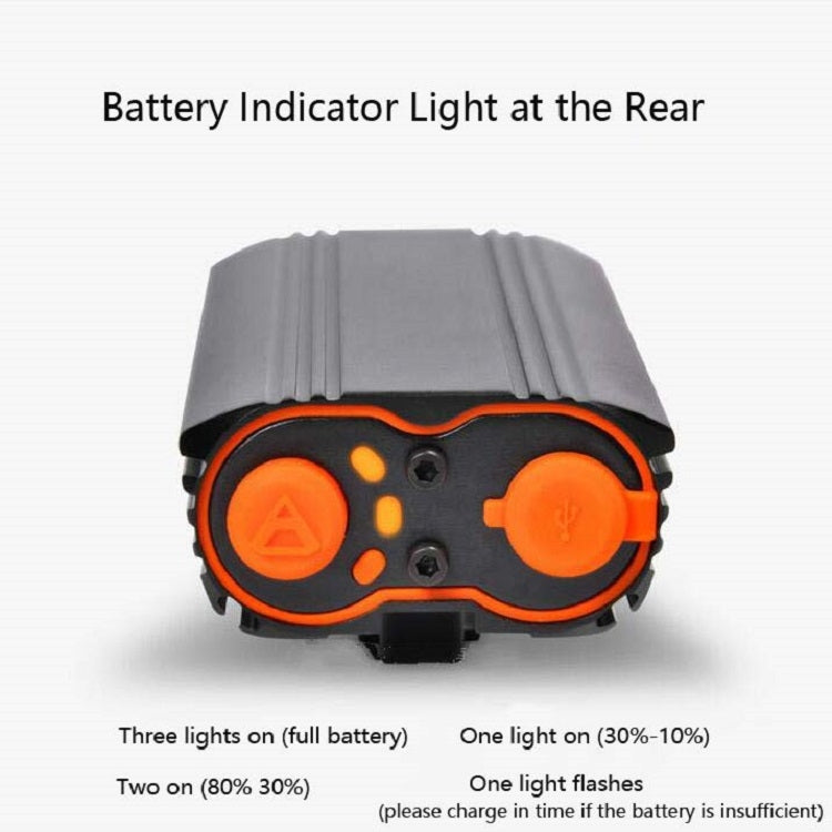 Bicycle Front Light USB Charging T6 Cycling Light Waterproof Mountain Bike Light, Waterproof Bike Light