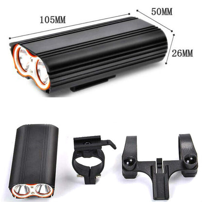 Bicycle Front Light USB Charging T6 Cycling Light Waterproof Mountain Bike Light, Waterproof Bike Light
