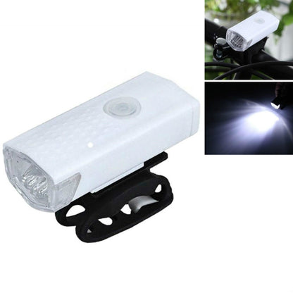 Bicycle USB Charging Headlight Lighting Cycling Equipment, 2255 Light (White), 2255 Light+Ruby Taillight (White), 2255 Light+928 Red Taillight (White), 2255 Light+928 Red Taillight (Black)