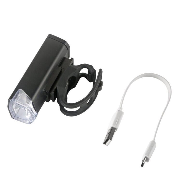 Bicycle USB Charging Headlight Lighting Cycling Equipment, 2255 Light (White), 2255 Light+Ruby Taillight (White), 2255 Light+928 Red Taillight (White), 2255 Light+928 Red Taillight (Black)