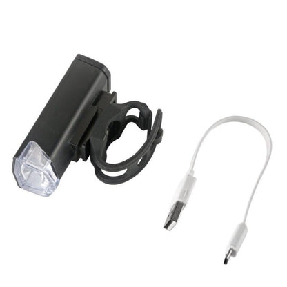 Bicycle USB Charging Headlight Lighting Cycling Equipment, 2255 Light (White), 2255 Light+Ruby Taillight (White), 2255 Light+928 Red Taillight (White), 2255 Light+928 Red Taillight (Black)