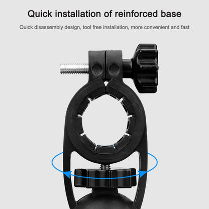 Electric Bicycle Mobile Phone Holder Can Be Rotated 360-degree Mobile Phone Holder Four-way Adjustment Bracket for Motorcycle, Handlebars, Rearview Mirrors