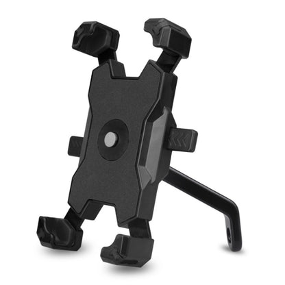 Electric Bicycle Mobile Phone Holder Can Be Rotated 360-degree Mobile Phone Holder Four-way Adjustment Bracket for Motorcycle, Handlebars, Rearview Mirrors