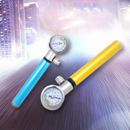 Bicycle Manual Mini Air Pump Bicycle Universal Air Pump Bicycle Outdoor Riding Portable Air Pump, Portable Air Pump(Yellow), Portable Air Pump(Red), Portable Air Pump(Black), Portable Air Pump(Silver), Portable Air Pump(Blue)