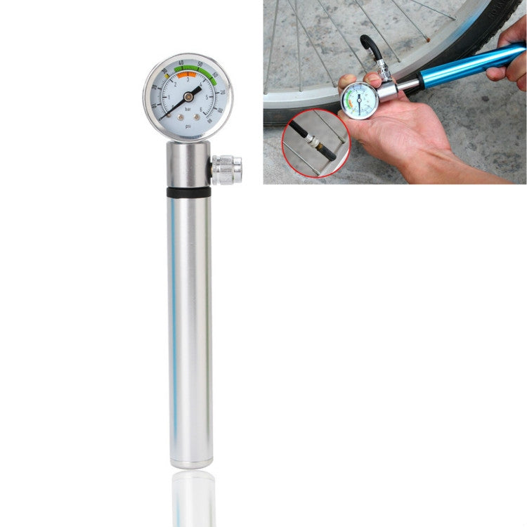 Bicycle Manual Mini Air Pump Bicycle Universal Air Pump Bicycle Outdoor Riding Portable Air Pump, Portable Air Pump(Yellow), Portable Air Pump(Red), Portable Air Pump(Black), Portable Air Pump(Silver), Portable Air Pump(Blue)