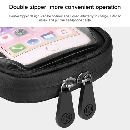 Mountain Bike Card Holder Touch Screen Mobile Phone Holder Motorcycle Electric Vehicle Waterproof Navigation Bracket Shade Mobile Phone Holder, Handlebars, Rearview Mirrors