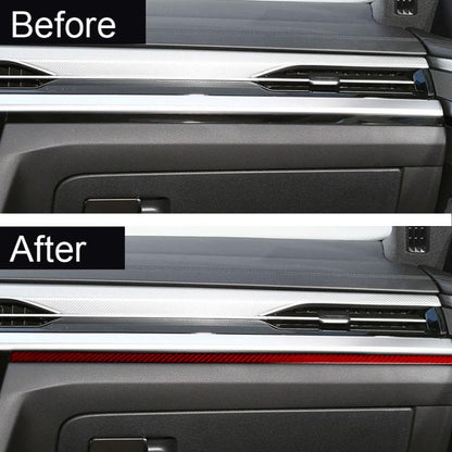 For Volkswagen CC Left Hand Drive 3pcs /Set Dashboard Trim Sticker Set