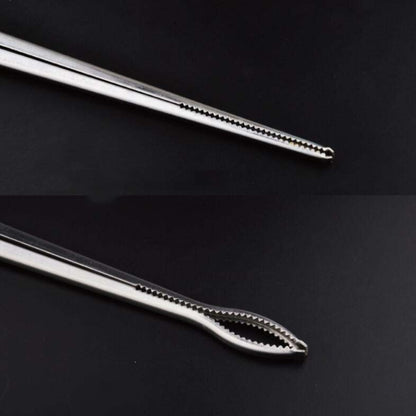 Rice Eel Clip Lobster Tongs Rice Eel Clip Crab Loach Pliers Fish Control Garbage Clip, 52cm Straight, 38cm Elbow, 52cm Elbow