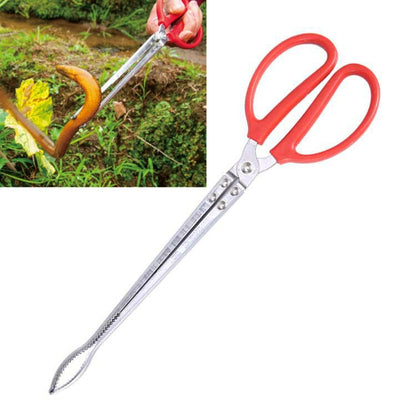 Rice Eel Clip Lobster Tongs Rice Eel Clip Crab Loach Pliers Fish Control Garbage Clip, 52cm Straight, 38cm Elbow, 52cm Elbow