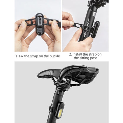 GOOFY DT-6005 Bike Light USB Rechargeable Tail Light Mountain Bike Night Warning LED Light, 6005 Red Blue Light, 6005B Red White Light