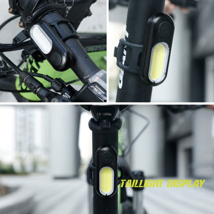 GOOFY DT-6005 Bike Light USB Rechargeable Tail Light Mountain Bike Night Warning LED Light, 6005 Red Blue Light, 6005B Red White Light