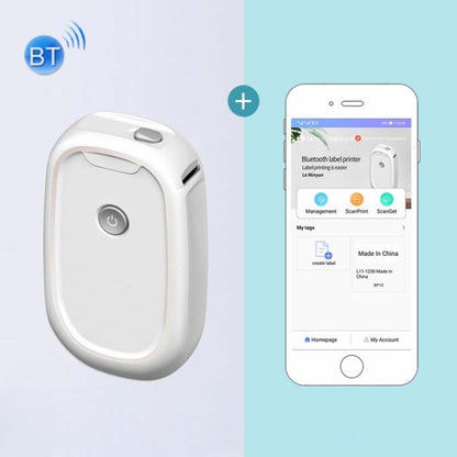 L11 Thermal Label Printer Home Bluetooth Portable Label Machine without Paper, Label Printer