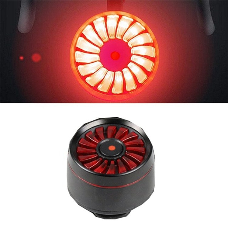Bicycle Smart Sensor Brake Light USB Tail Light Warning Light, Black, Red, Blue, Titanium, Silver
