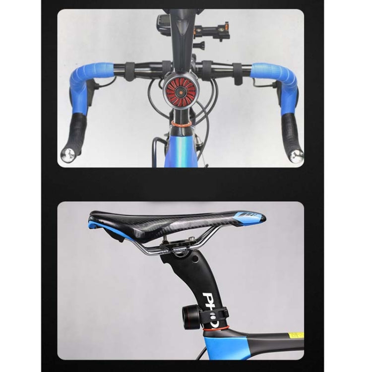 Bicycle Smart Sensor Brake Light USB Tail Light Warning Light, Black, Red, Blue, Titanium, Silver