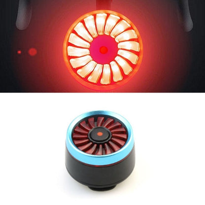 Bicycle Smart Sensor Brake Light USB Tail Light Warning Light, Black, Red, Blue, Titanium, Silver