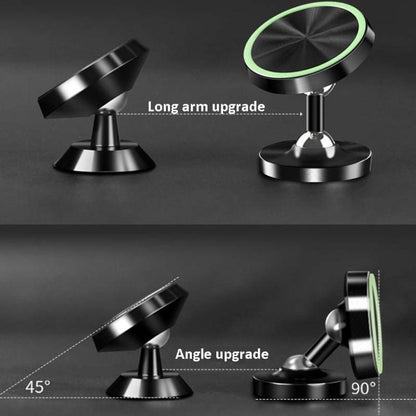 Car Phone Holder Alloy Magnetic Universal Dual Ball Rotating Car Phone Holder,, Matte Black, Frosted Silver, Matte Red, Luminous Black, Luminous Silver, Luminous Red, Golden (Single Ball), Black (Single Ball), Silver (Single Ball)