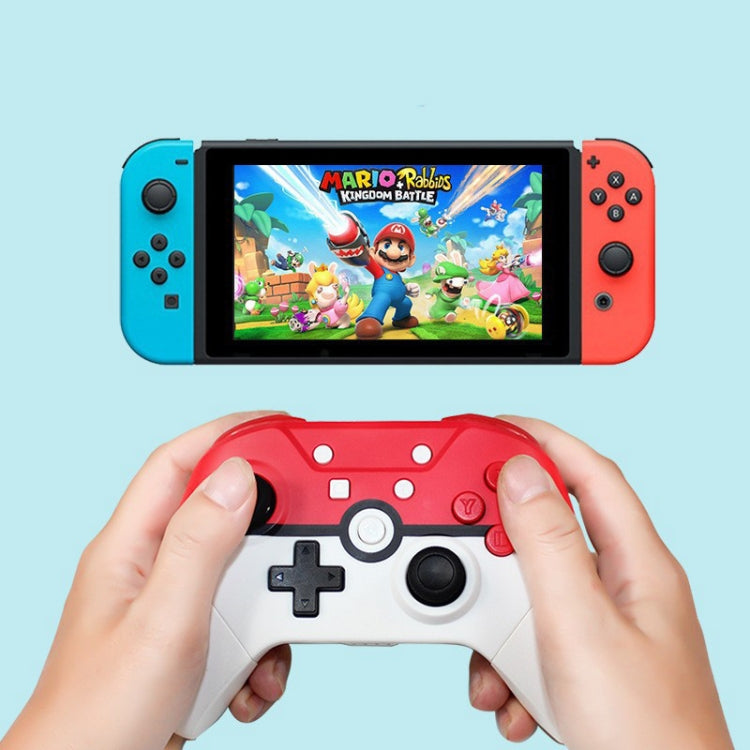 For Switch Full Function Wake Up Bluetooth Wireless Gamepad, Red
