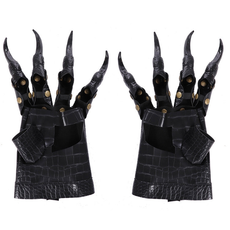 Halloween Carnival Ball Props Accessories Cosplay Dress Up Gloves Dragon Claw, Dragon Claw Gloves