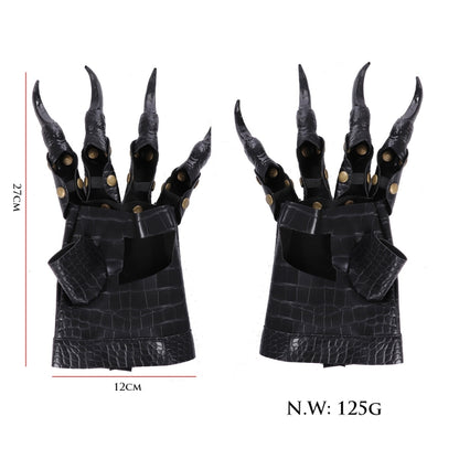 Halloween Carnival Ball Props Accessories Cosplay Dress Up Gloves Dragon Claw, Dragon Claw Gloves