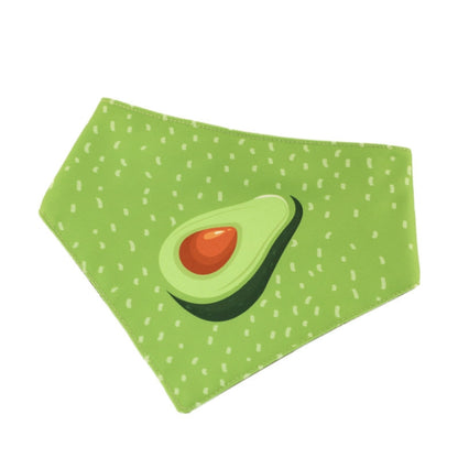 Refreshing Avocado Pet Scarf Three-layer Thickened Waterproof Saliva Towel, XS, S, M, L, XL, XXL