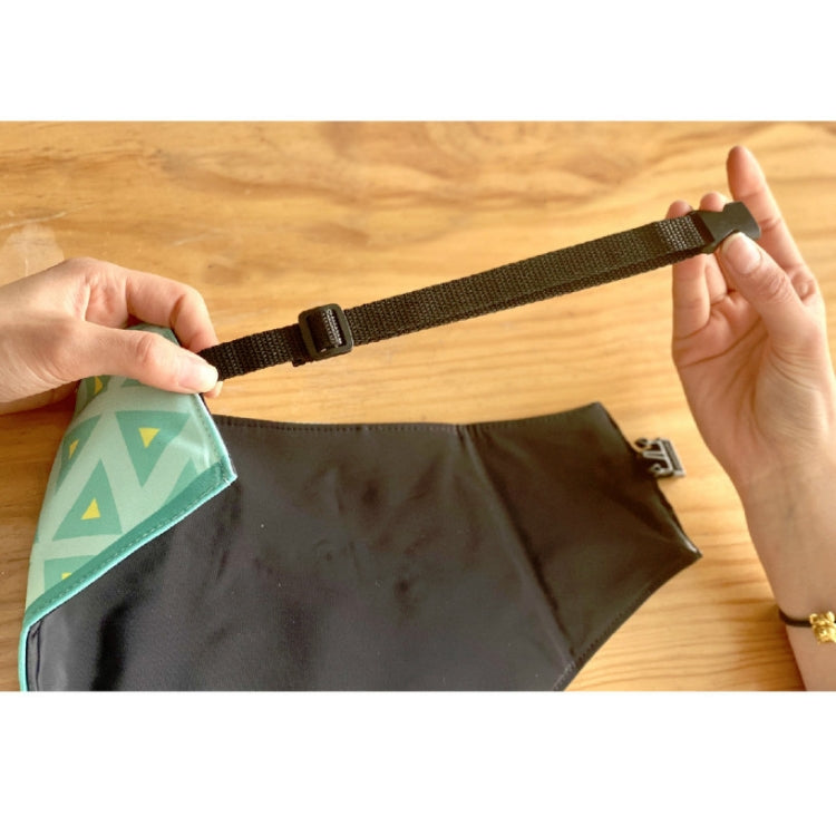Refreshing Avocado Pet Scarf Three-layer Thickened Waterproof Saliva Towel, XS, S, M, L, XL, XXL