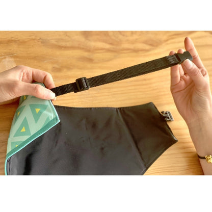 Refreshing Avocado Pet Scarf Three-layer Thickened Waterproof Saliva Towel, XS, S, M, L, XL, XXL