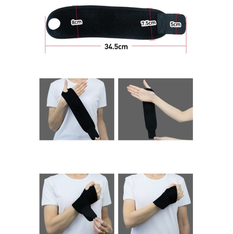 Thumb Wrap Sprain Protection Breathable Compression Bracer Sports Protective Gear, One Size