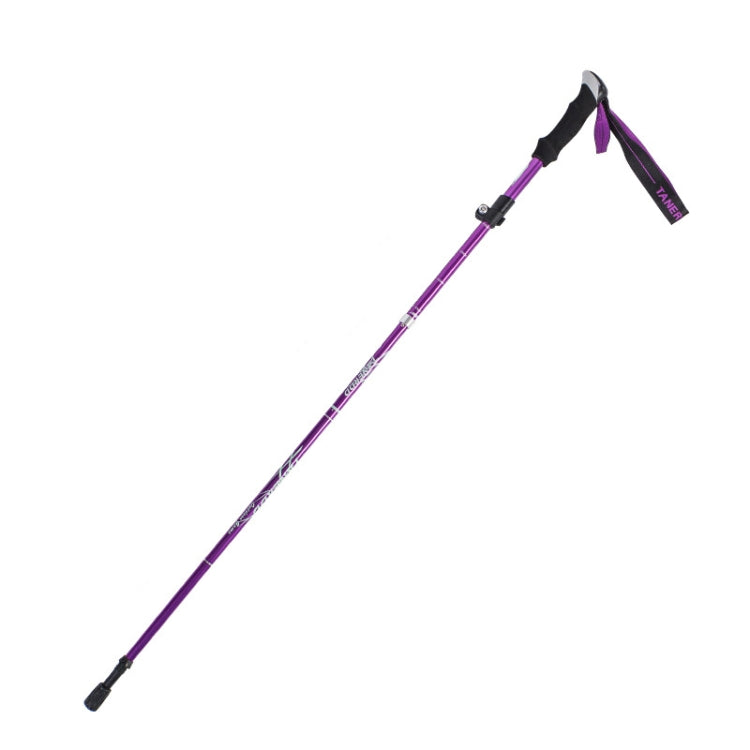 TANERDD TR-D0001 Trekking Poles Aluminum Alloy Folding Outdoor Handrails Trekking Walking Sticks, TR-D0001 Short (Red), TR-D0001 Short (Blue), TR-D0001 Short (Sky Blue), TR-D0001 Short (Purple), TR-D0001 Short (Black), TR-D0001 Short (Green)