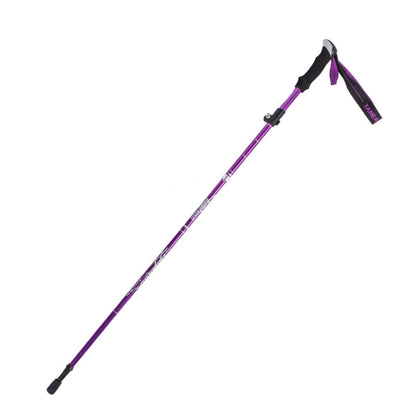 TANERDD TR-D0001 Trekking Poles Aluminum Alloy Folding Outdoor Handrails Trekking Walking Sticks, TR-D0001 Short (Red), TR-D0001 Short (Blue), TR-D0001 Short (Sky Blue), TR-D0001 Short (Purple), TR-D0001 Short (Black), TR-D0001 Short (Green)