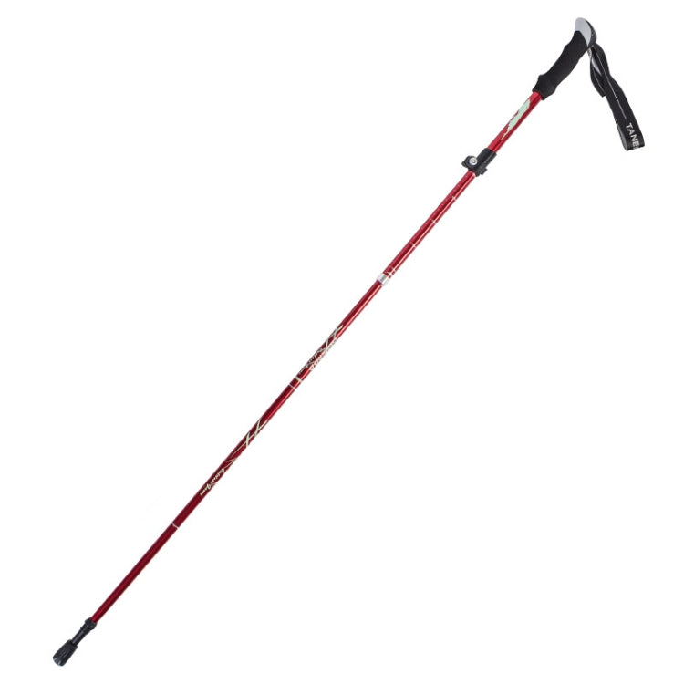 TANERDD TR-D0001 Trekking Poles Aluminum Alloy Folding Outdoor Handrails Trekking Walking Sticks, TR-D0001 Short (Red), TR-D0001 Short (Blue), TR-D0001 Short (Sky Blue), TR-D0001 Short (Purple), TR-D0001 Short (Black), TR-D0001 Short (Green)