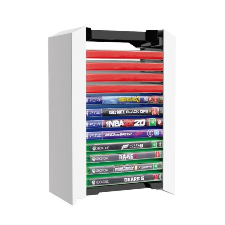 Console Game Cd Storage Rack Can Accommodate 12 Double-Layer Disc Racks For PS5, TP5-0520