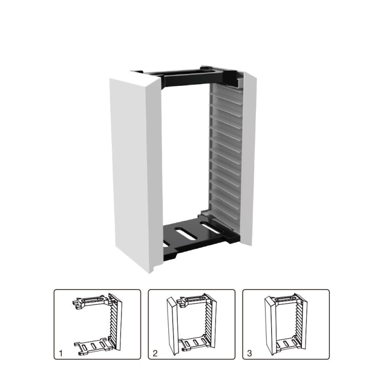 Console Game Cd Storage Rack Can Accommodate 12 Double-Layer Disc Racks For PS5, TP5-0520