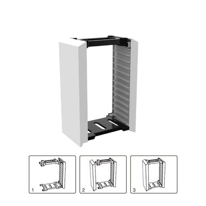 Console Game Cd Storage Rack Can Accommodate 12 Double-Layer Disc Racks For PS5, TP5-0520