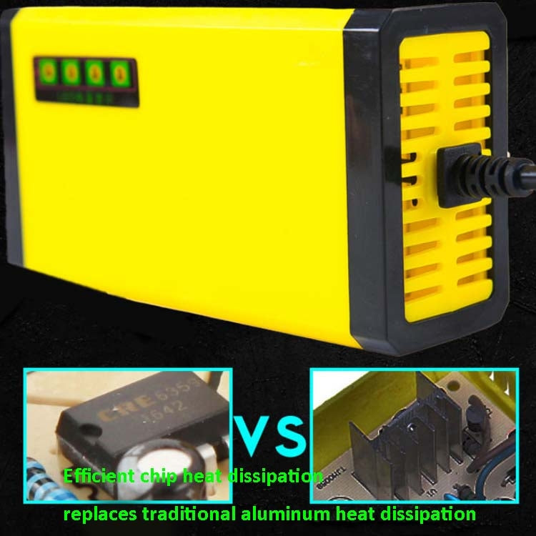 12V Motorcycle Battery Charger Smart Repair Full Automatic Stop Charger,CN Plug, Automatic Stop Charger