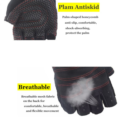 Gym Gloves Heavyweight Sports Exercise Weight Lifting Gloves Body Building Training Sport Fitness Gloves, M, L, XL