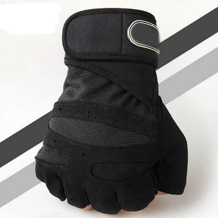 Gym Gloves Heavyweight Sports Exercise Weight Lifting Gloves Body Building Training Sport Fitness Gloves, M, L, XL