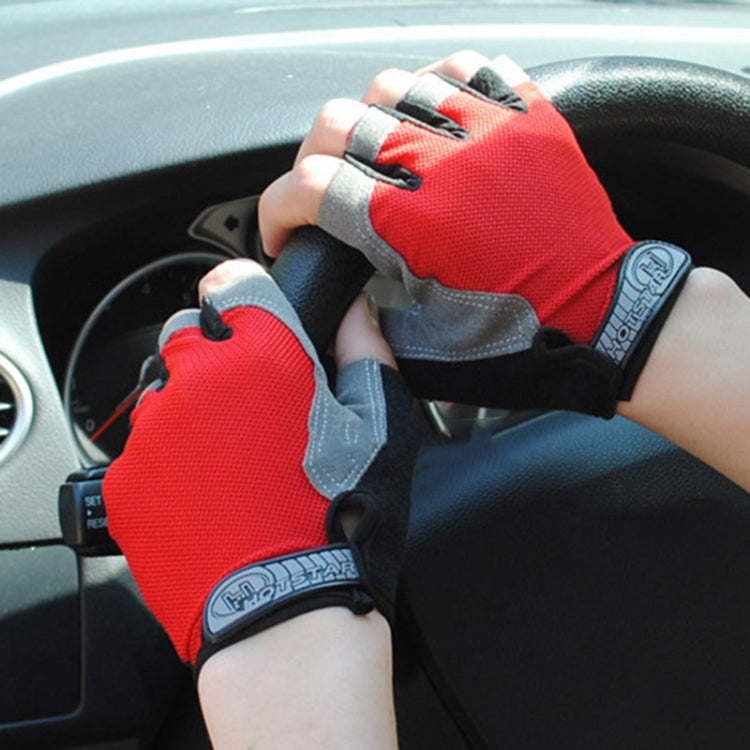 Summer Men Women Fitness Gloves Gym Weight Lifting Cycling Yoga Training Thin Breathable Antiskid Half Finger Gloves, S, L, XL, M