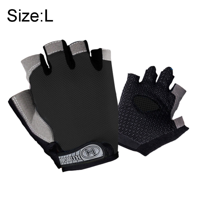 Summer Men Women Fitness Gloves Gym Weight Lifting Cycling Yoga Training Thin Breathable Antiskid Half Finger Gloves, L, S, XL, M