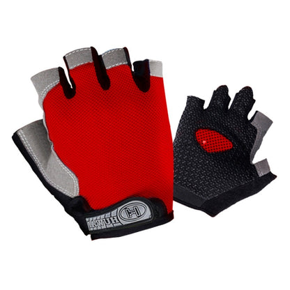 Summer Men Women Fitness Gloves Gym Weight Lifting Cycling Yoga Training Thin Breathable Antiskid Half Finger Gloves, L, S, XL, M