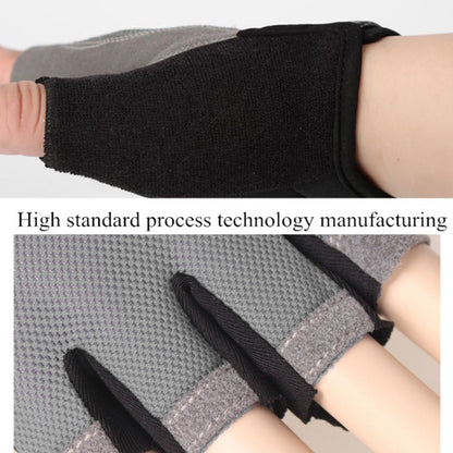 Summer Men Women Fitness Gloves Gym Weight Lifting Cycling Yoga Training Thin Breathable Antiskid Half Finger Gloves, L, S, XL, M