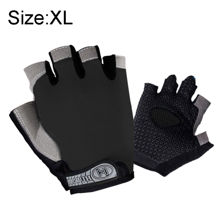 Summer Men Women Fitness Gloves Gym Weight Lifting Cycling Yoga Training Thin Breathable Antiskid Half Finger Gloves, L, S, XL, M